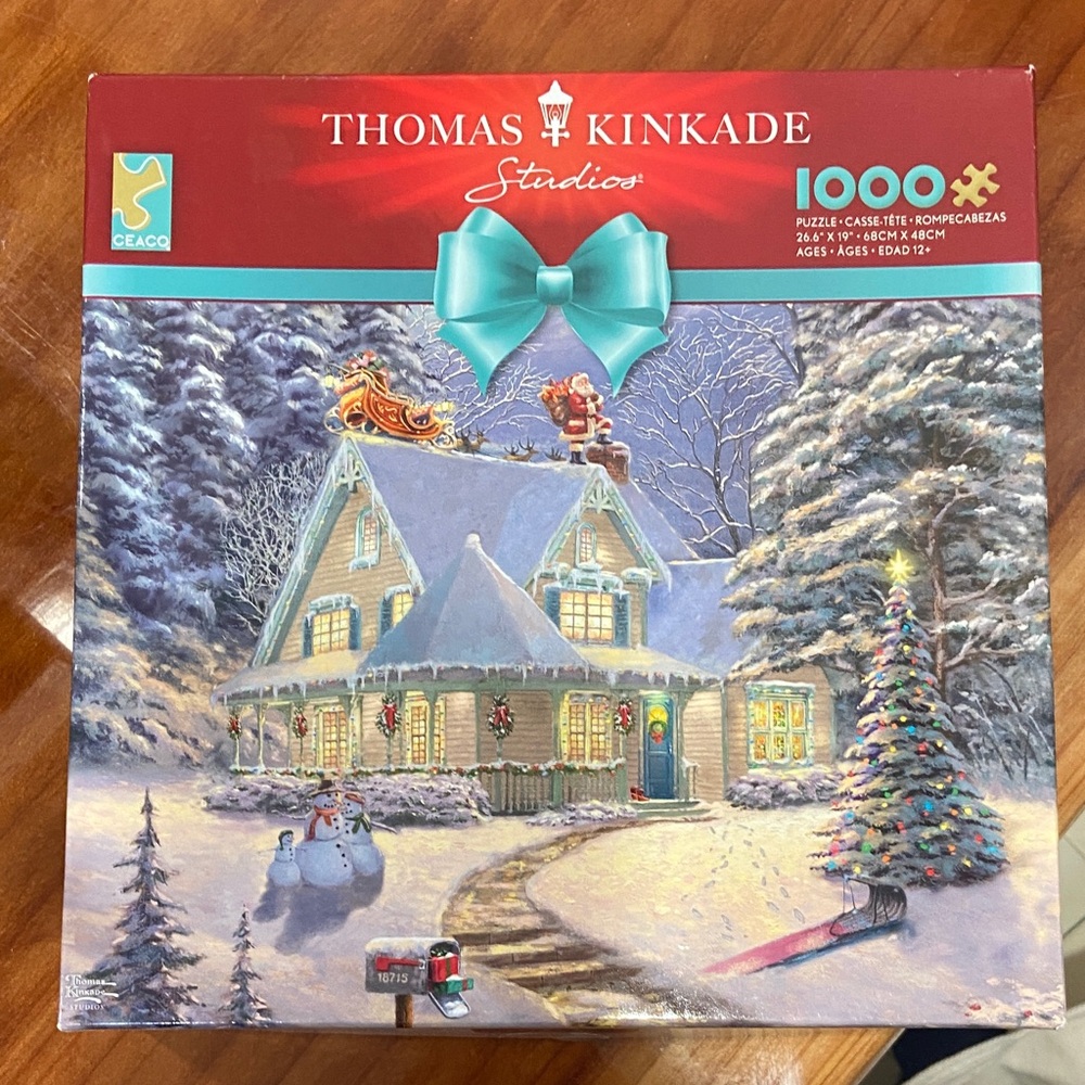 Thomas Kinkade Studio “Midnight Delivery” - 1000 Piece Puzzle